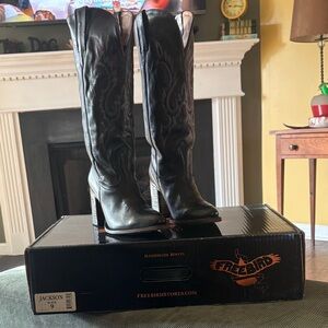 Freebird by Steven Black Leather Boots